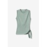 Top verde agua con lazo lateral mujer | Tiffosi