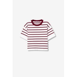 Camiseta marinera roja y blanca mujer | Tiffosi