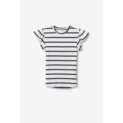 Camiseta marinera mujer manga volante | Tiffosi