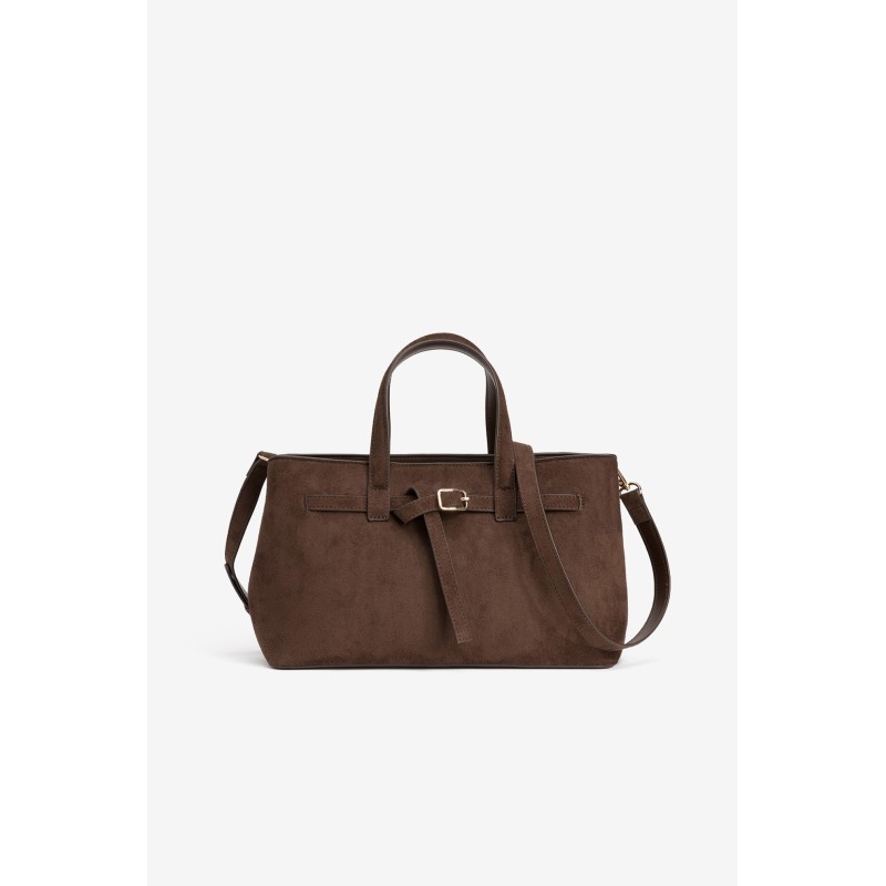 Bolso marrón mujer con bandolera | Vilanova