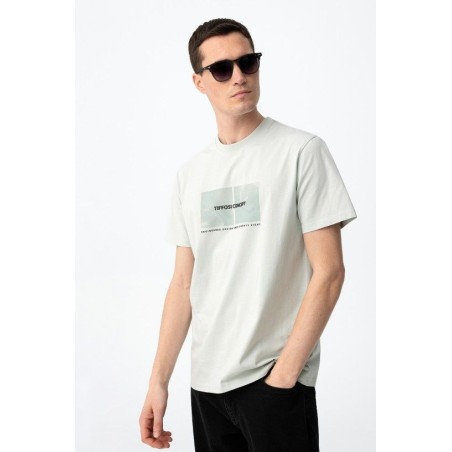 Camiseta Tiffosi hombre verde | Camiseta casual manga corta