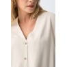 Blusa Tiffosi mujer anudada | Top verano con botones