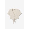 Blusa Tiffosi mujer anudada | Top verano con botones