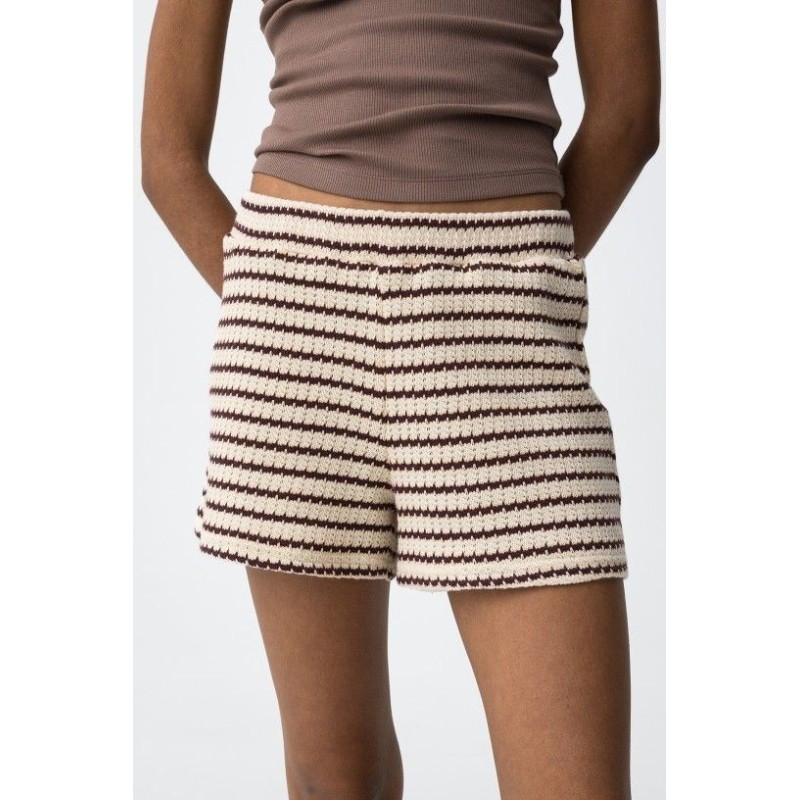 Short punto mujer rayas | Short verano cómodo