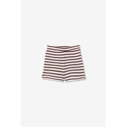 Short punto mujer rayas | Short verano cómodo