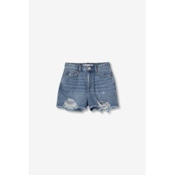 Short vaquero roto mujer denim Tiffosi pantalón corto verano