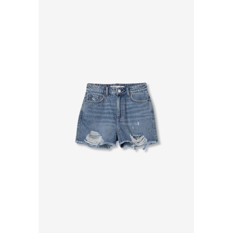 Short vaquero roto mujer denim Tiffosi pantalón corto verano