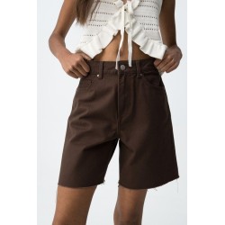 Short marrón mujer vaquero | Pantalón corto Tiffosi