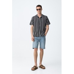 Short vaquero hombre azul claro Tiffosi pantalón corto denim verano