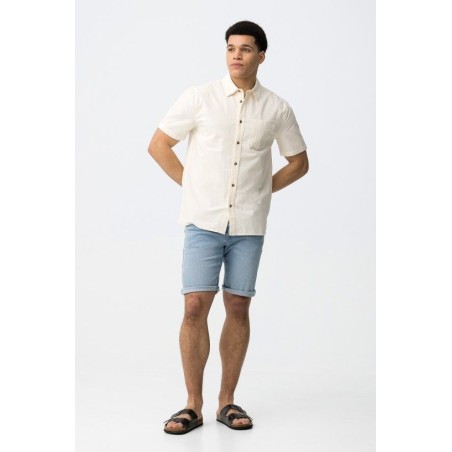 Short vaquero hombre azul claro | Pantalón corto Tiffosi