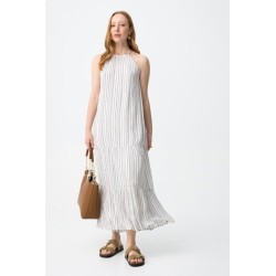 Vestido largo de rayas TIFFOSI mujer | La Petite By Rebeca