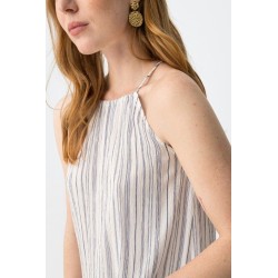 Vestido largo de rayas TIFFOSI mujer | La Petite By Rebeca