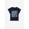 Camiseta estampada azul marino TIFFOSI mujer | La Petite By Rebeca