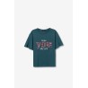 Camiseta verde estampada TIFFOSI mujer | La Petite By Rebeca