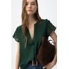 Blusa verde elegante TIFFOSI mujer | La Petite By Rebeca