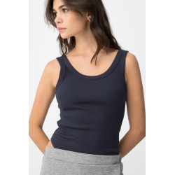 Body canalé básico TIFFOSI para mujer en rosa y azul marino