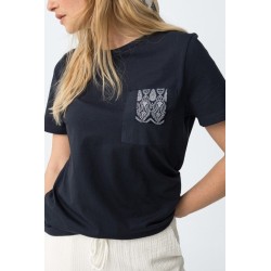 Camiseta azul marino TIFFOSI mujer | La Petite By Rebeca