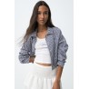 Chaqueta cropped vichy TIFFOSI mujer | La Petite By Rebeca