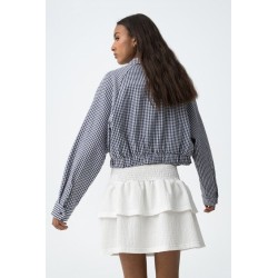 Chaqueta cropped vichy TIFFOSI mujer | La Petite By Rebeca