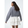 Chaqueta cropped vichy TIFFOSI mujer | La Petite By Rebeca