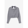 Chaqueta cropped vichy TIFFOSI mujer | La Petite By Rebeca