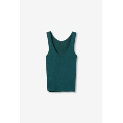 Top canalé verde TIFFOSI mujer | La Petite By Rebeca