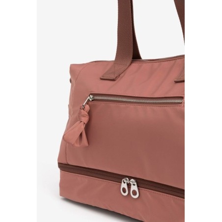 Bolso shopper rosa multifunción Vilanova para mujer