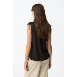 Top marrón TIFFOSI mujer | La Petite By Rebeca