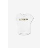 Camiseta blanca Blooming para mujer TIFFOSI con estampado animal print