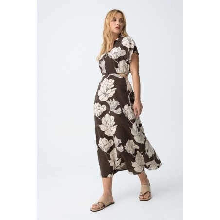 Vestido largo estampado flores mujer TIFFOSI | La Petite By Rebeca