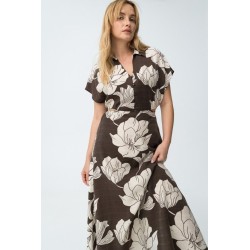 Vestido largo estampado flores mujer TIFFOSI | La Petite By Rebeca