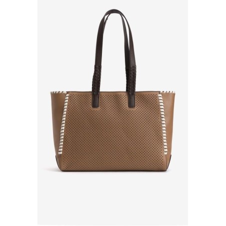 Bolso shopper camel mujer Vilanova | Bolso grande elegante