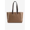 Bolso shopper camel mujer Vilanova | Bolso grande elegante