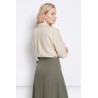 Camisa de lino beige mujer TIFFOSI | Camisa fresca verano