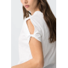 Camiseta blanca mujer TIFFOSI | Camiseta Be Still elegante