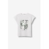 Camiseta blanca mujer TIFFOSI | Camiseta estampado floral