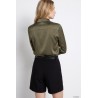 Camisa Satinada Caqui Mujer | TIFFOSI