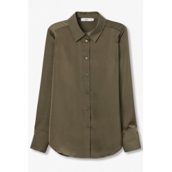 Camisa Satinada Caqui Mujer | TIFFOSI