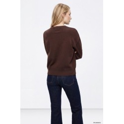 Jersey Marrón Chocolate Mujer | TIFFOSI