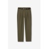 Pantalón verde caqui con cinturón mujer TIFFOSI