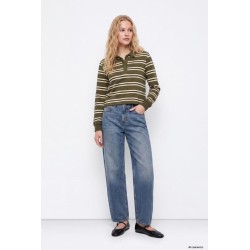 Vaquero Barrel Azul Mujer | TIFFOSI