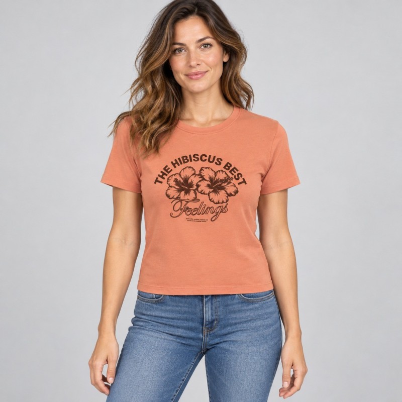 Camiseta Coral Estampada Mujer | TIFFOSI
