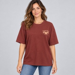 Camiseta Oversize Teja Mujer | TIFFOSI