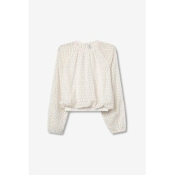 Blusa mujer Tiffosi Santaclara_4 | Blusa bordada con hilo metálico