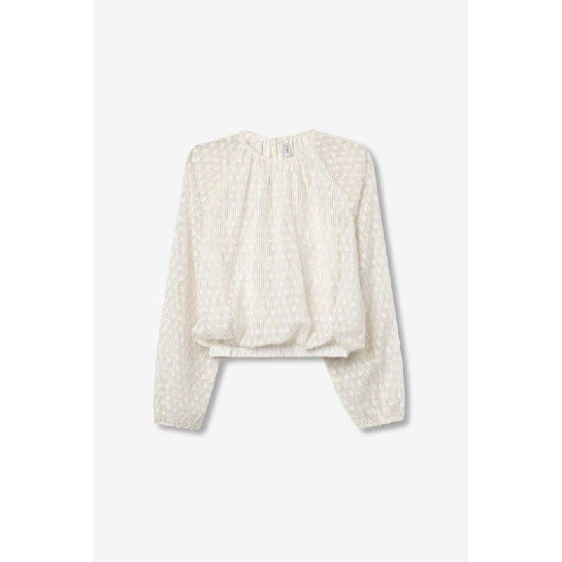 Blusa mujer Tiffosi Santaclara_4 | Blusa bordada con hilo metálico