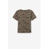 Camiseta mujer Tiffosi Ding | Estampado animal de algodón