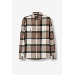 Sobrecamisa cuadros hombre | Tonos tierra y estilo oversize