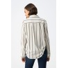 Camisa mujer a rayas 100% viscosa | Estilo casual Raider TIFFOSI