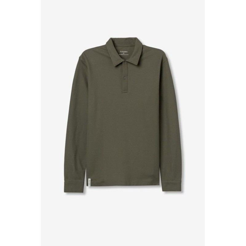 Polo de hombre 100% algodón con cuello clásico y puños abotonados - modelo Lamar de Tiffosi