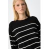 Jersey de punto a rayas con cuello redondo – modelo Margaret_2 de Tiffosi.